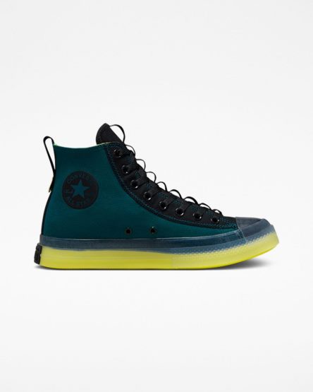 Tenisi Inalti Barbati Converse Chuck Taylor All Star CX Explore Edge Glow Verzi Negrii | RO WZALU502